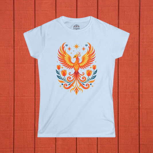 Phoenix Rising Folk Art Shirt