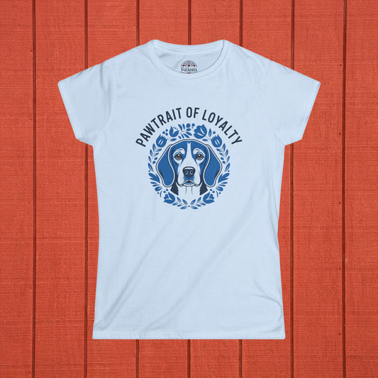 Pawtrait of Loyalty - Beagle Dog - Watson Folk Art Shirt