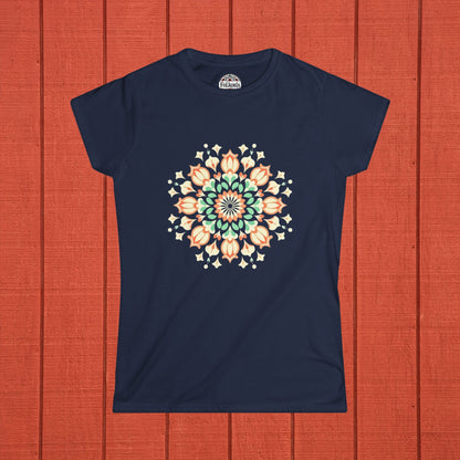 Festival Light Mandala Folk Art T-Shirt