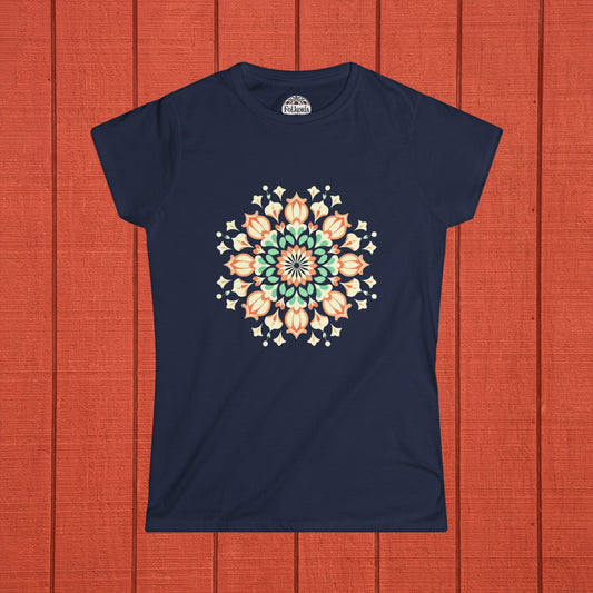 Festival Light Mandala Folk Art T-Shirt