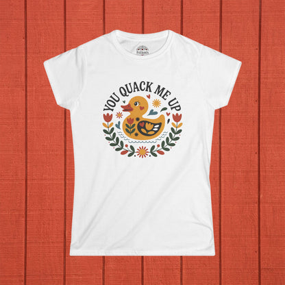 You Quack Me Up Duck Folk Art Shirt