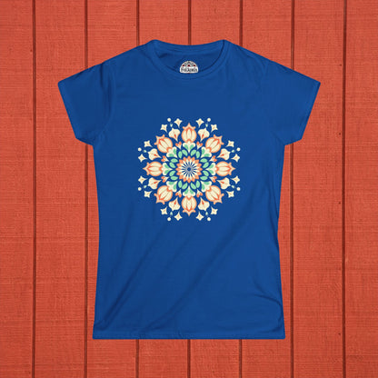 Festival Light Mandala Folk Art T-Shirt