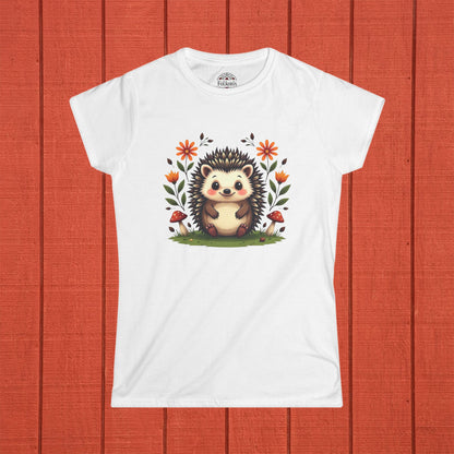 Whimsical Hedgehog Folk Art Shirt