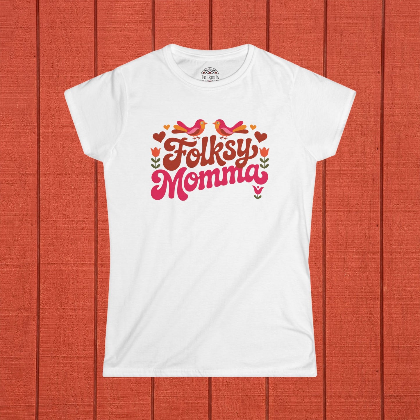 Folksy Momma Folk Art Shirt