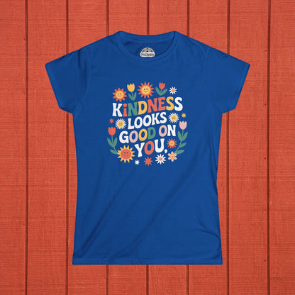 Kindness Looks Good On You Folk Art T-Shirt