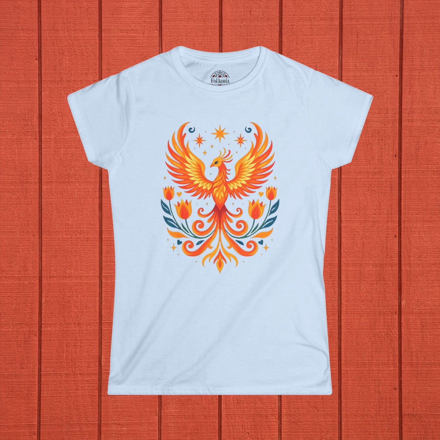 Phoenix Rising Folk Art Shirt