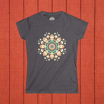 Festival Light Mandala Folk Art T-Shirt