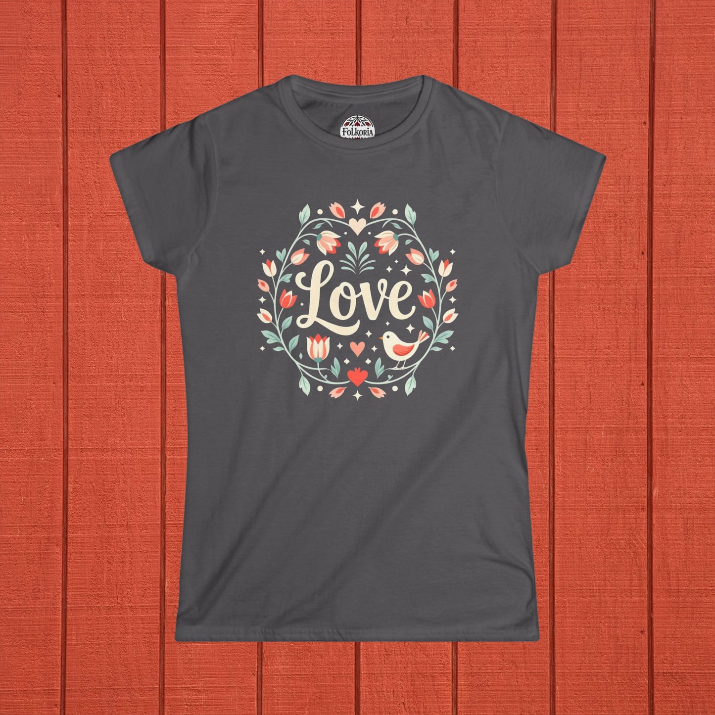 Love Folk Art T-Shirt