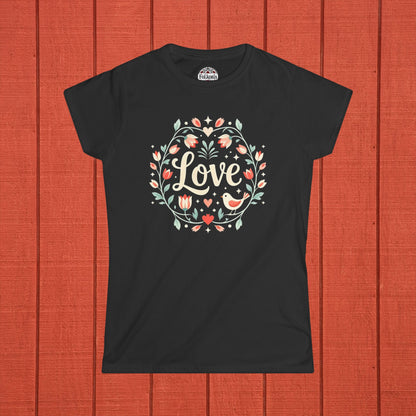 Love Folk Art T-Shirt