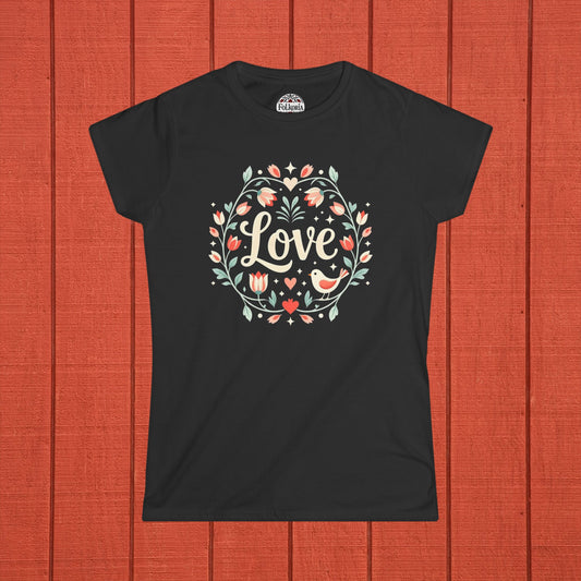 Love Folk Art T-Shirt