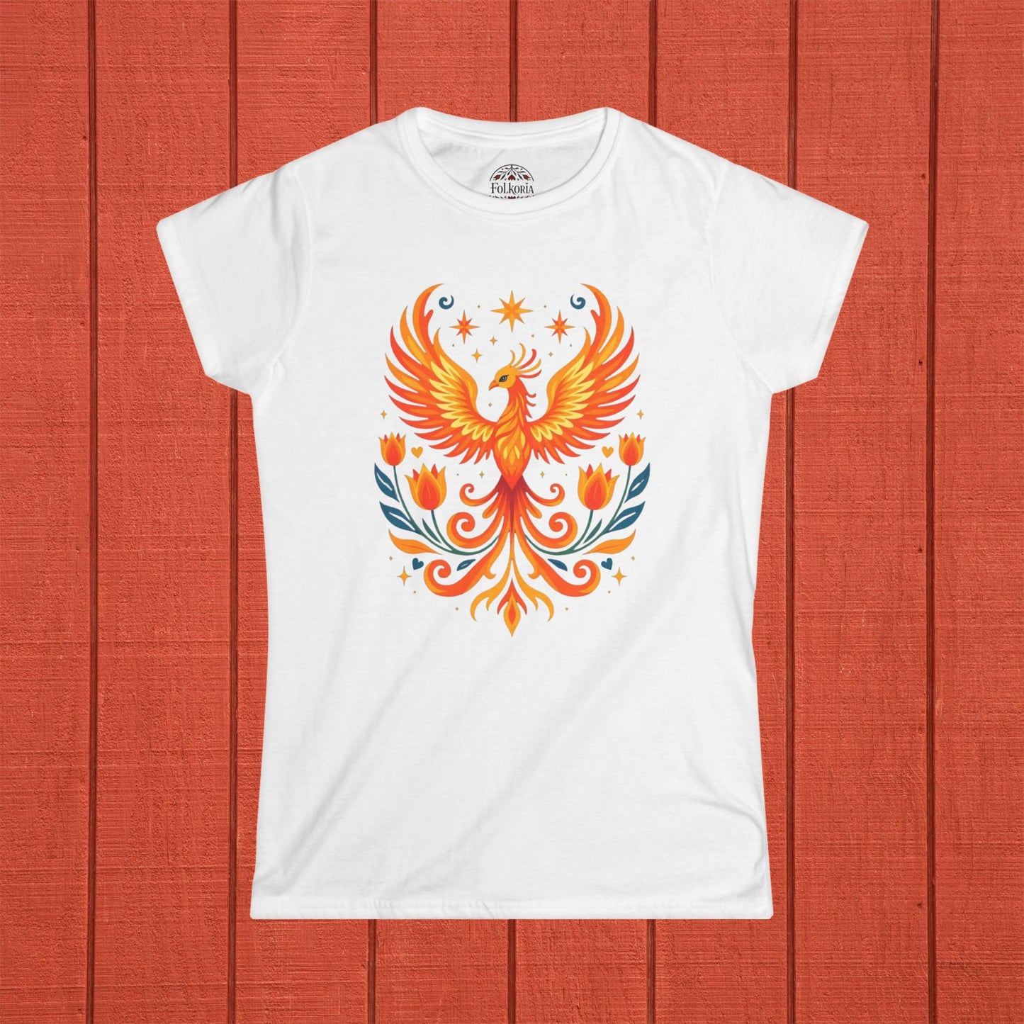 Phoenix Rising Folk Art Shirt