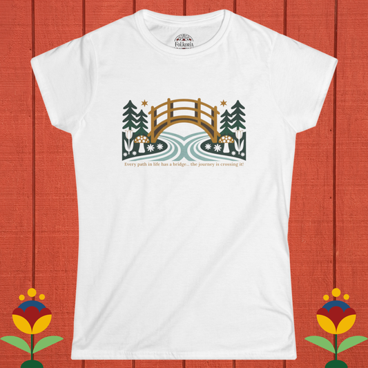 Foot Bridge Folk Art Shirt