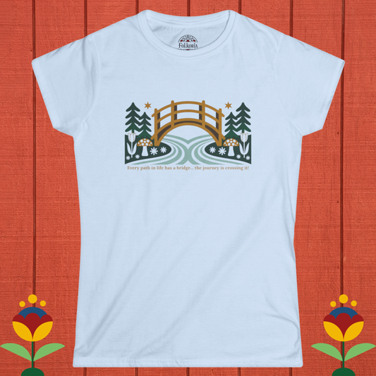 Foot Bridge Folk Art Shirt