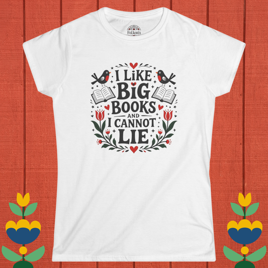 I Like Big Books Folk Art Shirt