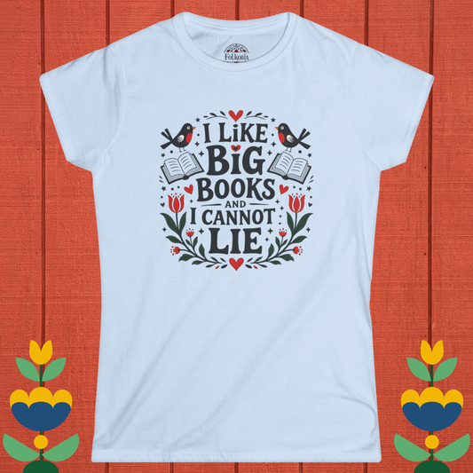 I Like Big Books Folk Art Shirt