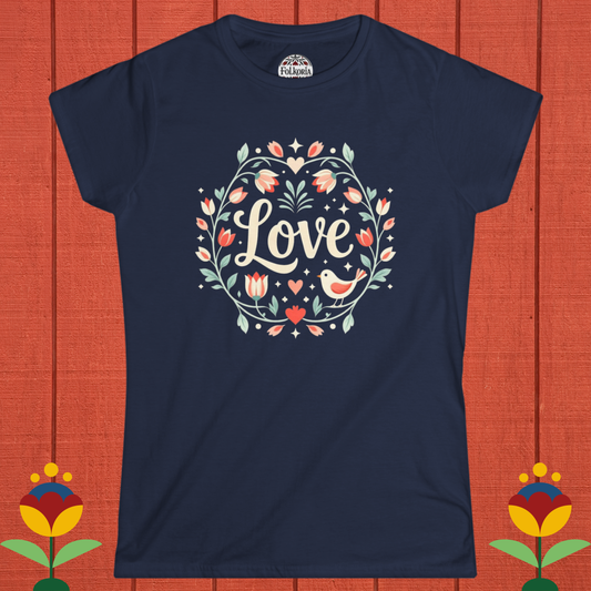 Love Folk Art T-Shirt