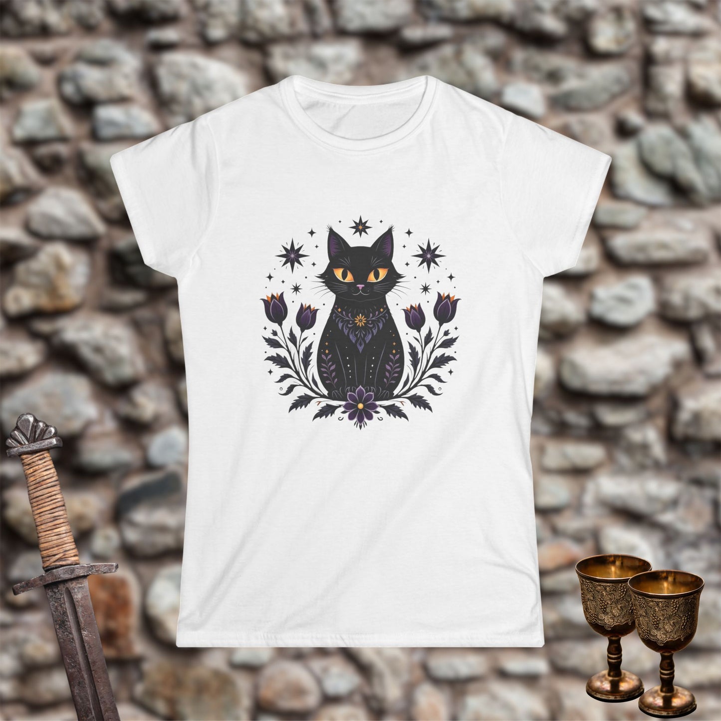 Mystical Cat Softstyle Tee