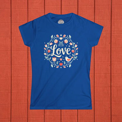 Love Folk Art T-Shirt