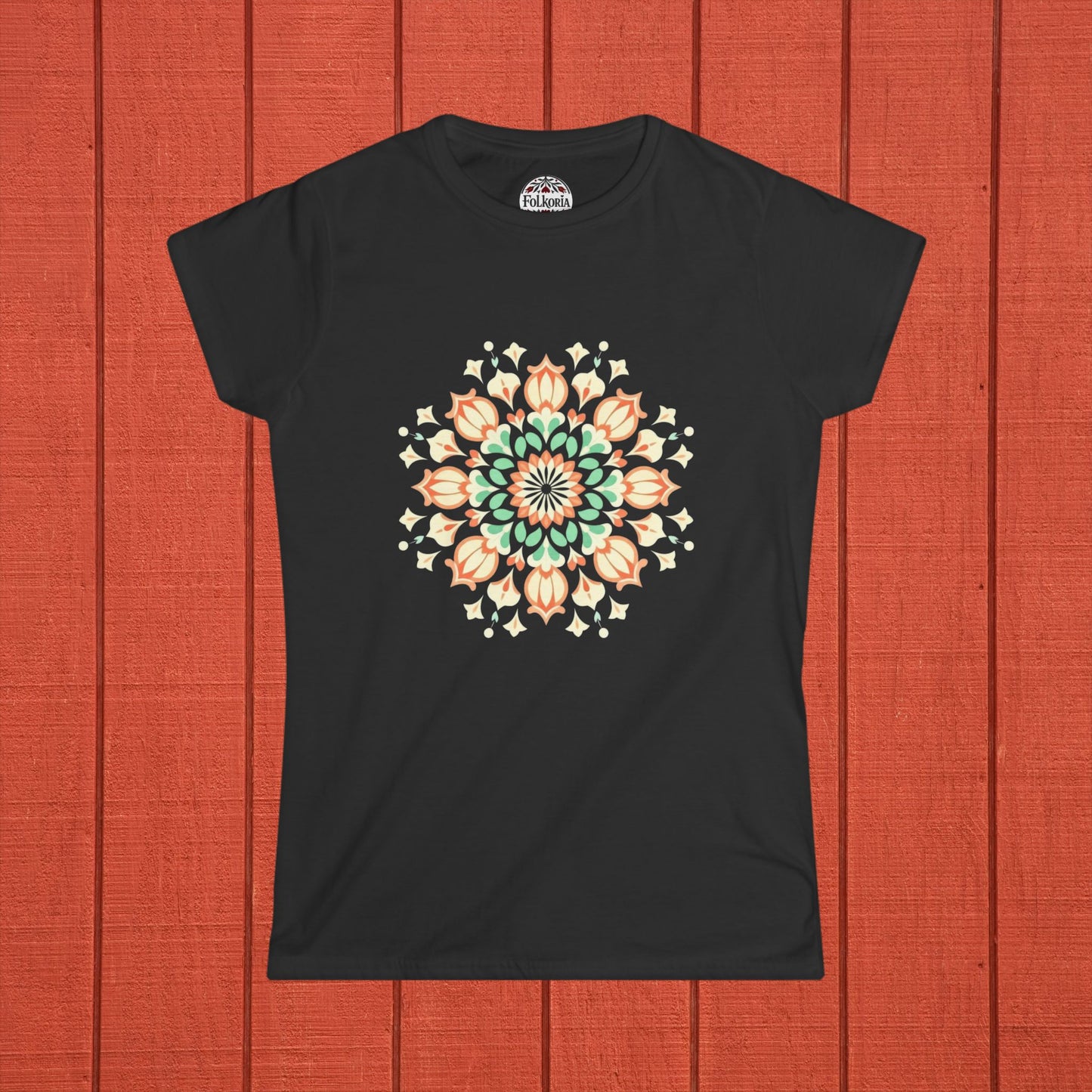 Festival Light Mandala Folk Art T-Shirt