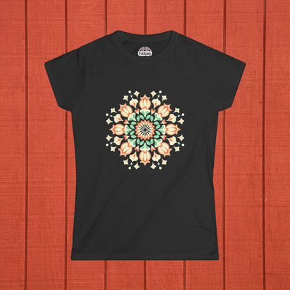 Festival Light Mandala Folk Art T-Shirt