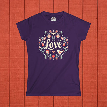 Love Folk Art T-Shirt