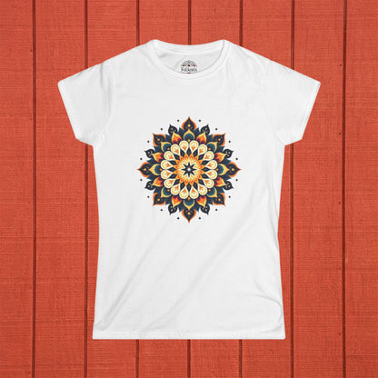 Celestial Garden Mandala Folk Art Shirt