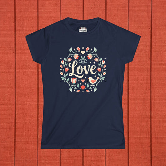 Love Folk Art T-Shirt