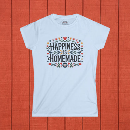 Happiness is Homemade Folk Art Shirt