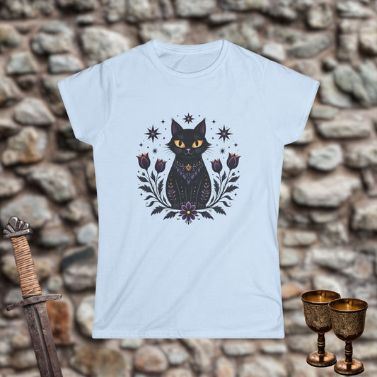 Mystical Cat Softstyle Tee
