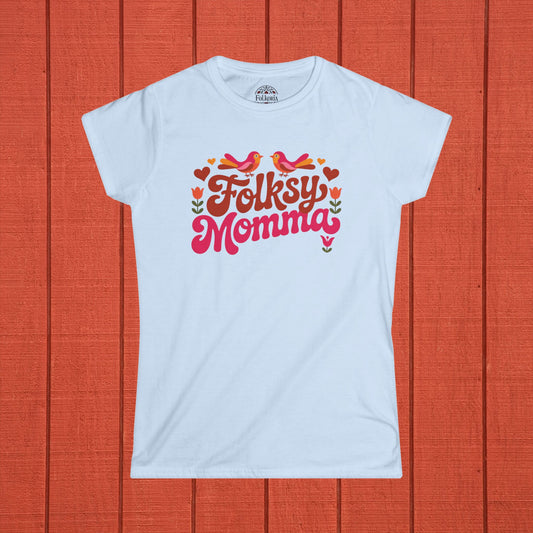 Folksy Momma Folk Art Shirt