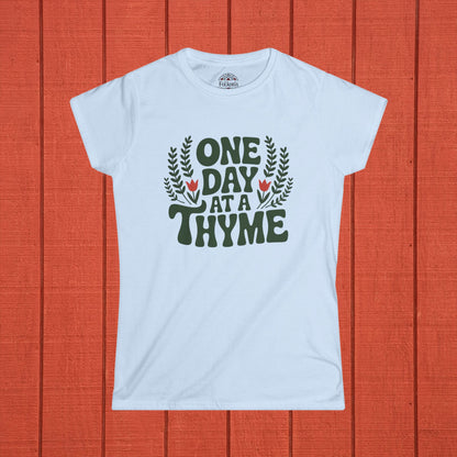 One Day At A Thyme Folk Art Shirt