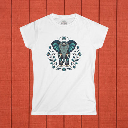 Elephant Folk Art Shirt