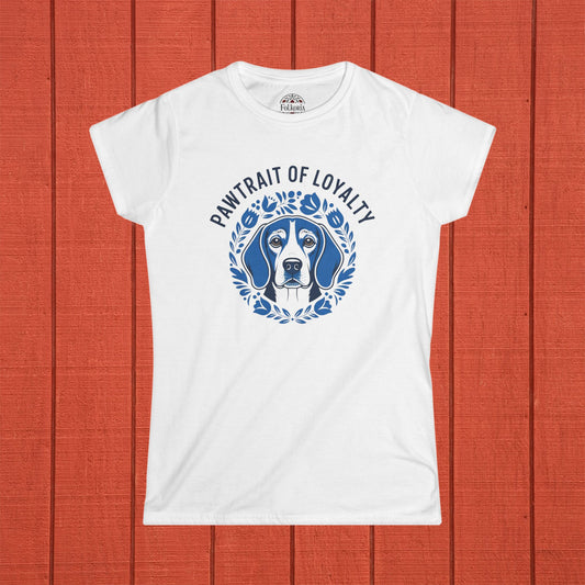 Pawtrait of Loyalty - Beagle Dog - Watson Folk Art Shirt