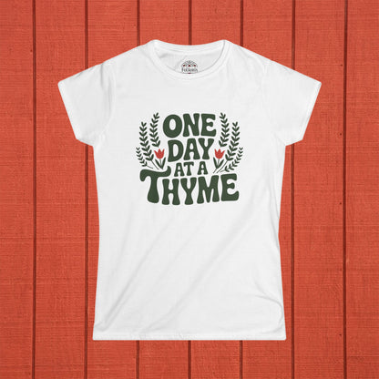 One Day At A Thyme Folk Art Shirt
