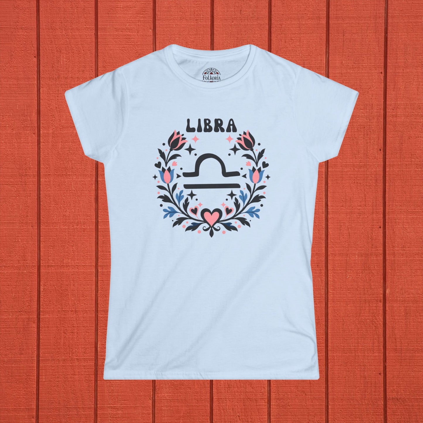 Libra Zodiac Folk Art Shirt