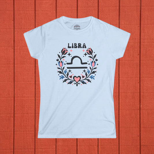 Libra Zodiac Folk Art Shirt