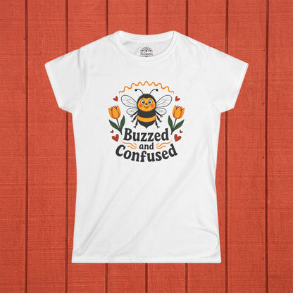 Bumble Bee Buzzed and Confused Folk Art Shirt