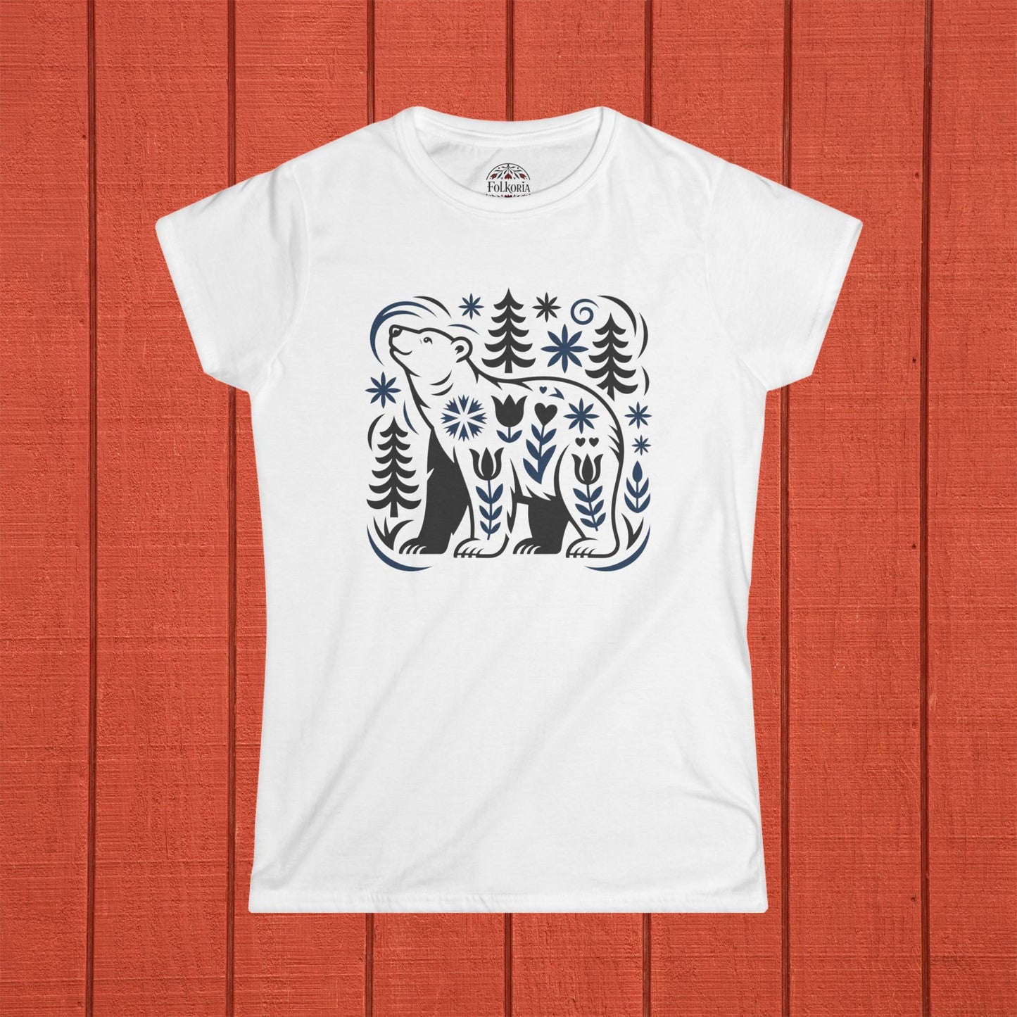 Polar Bear Folk Art Shirt